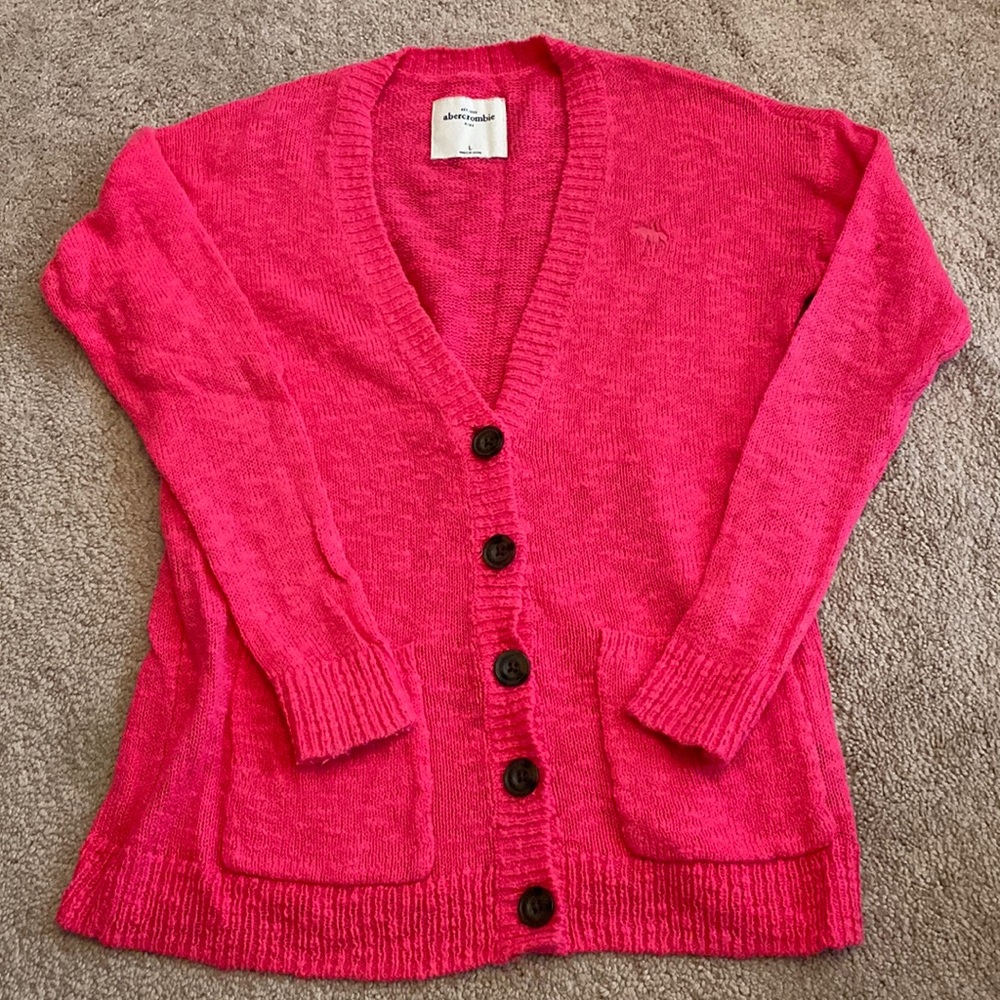Pink Cardigan